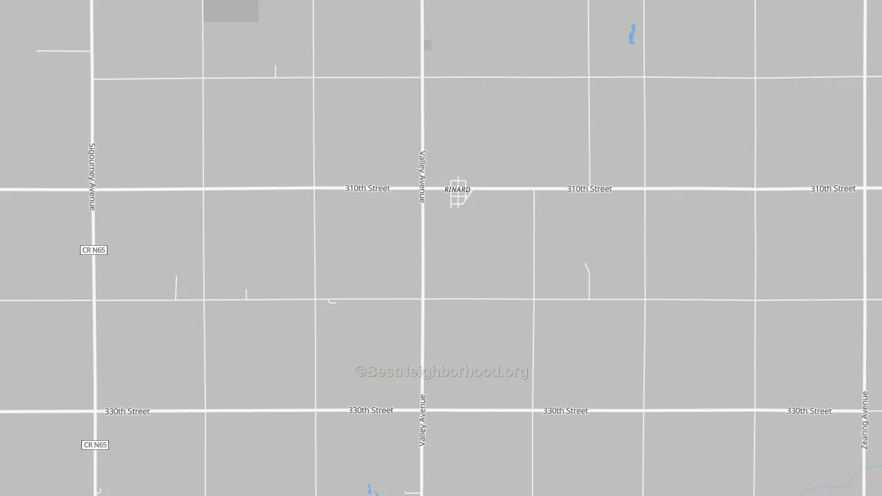 Transit Grade map of Rinard, IA