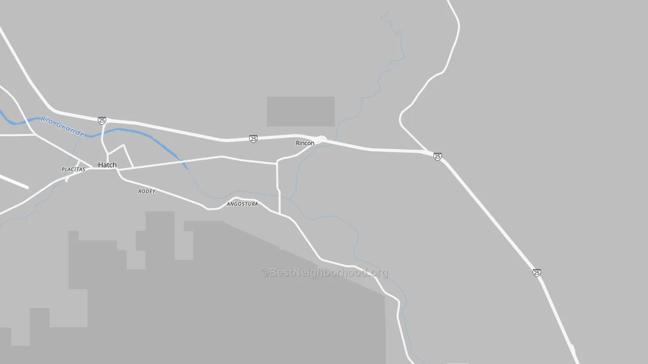 Transit Grade map of Rincon, NM