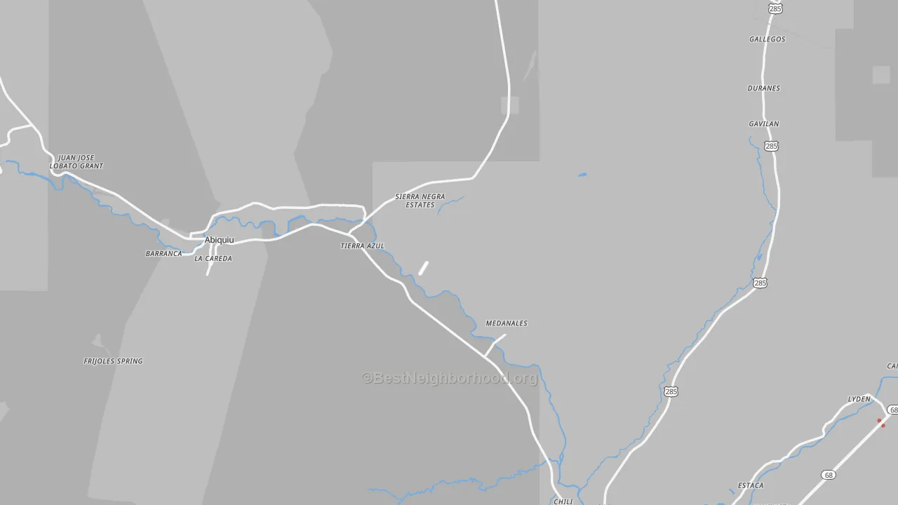 Transit Grade map of Rio Arriba County, NM