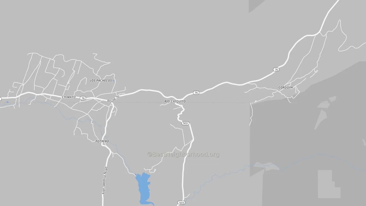 Transit Grade map of Rio Chiquito, NM