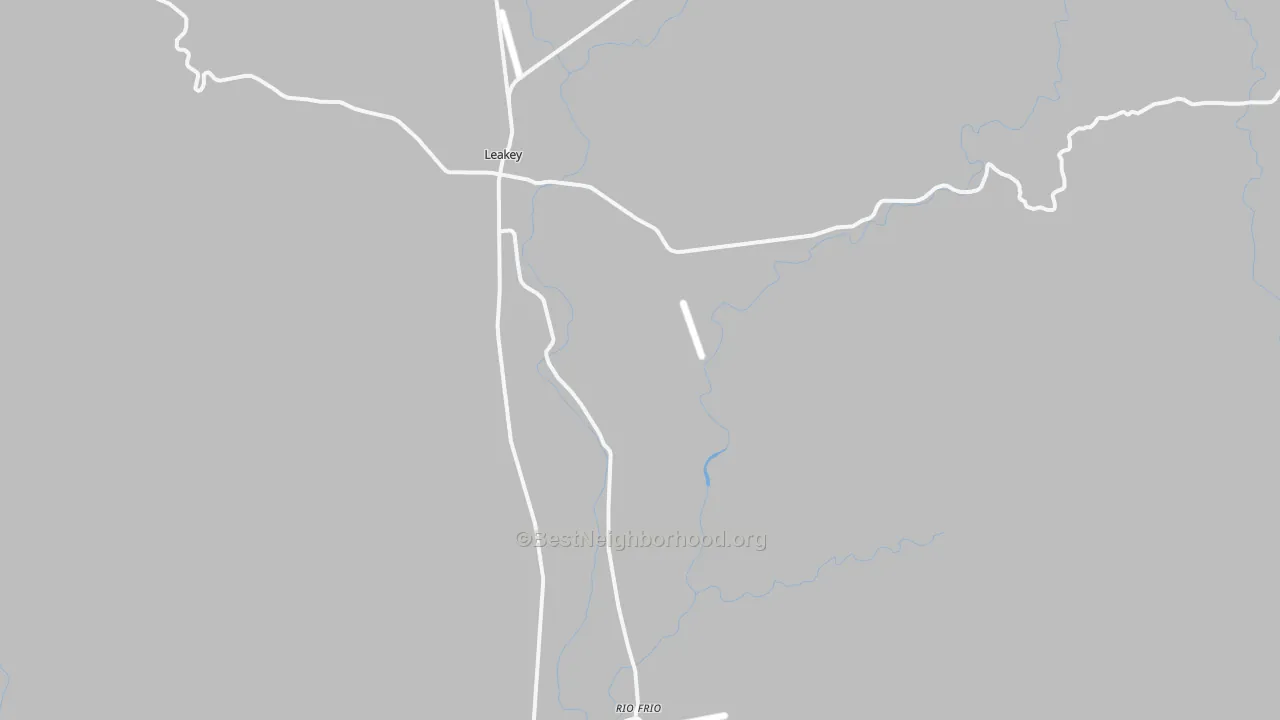 Transit Grade map of Rio Frio, TX