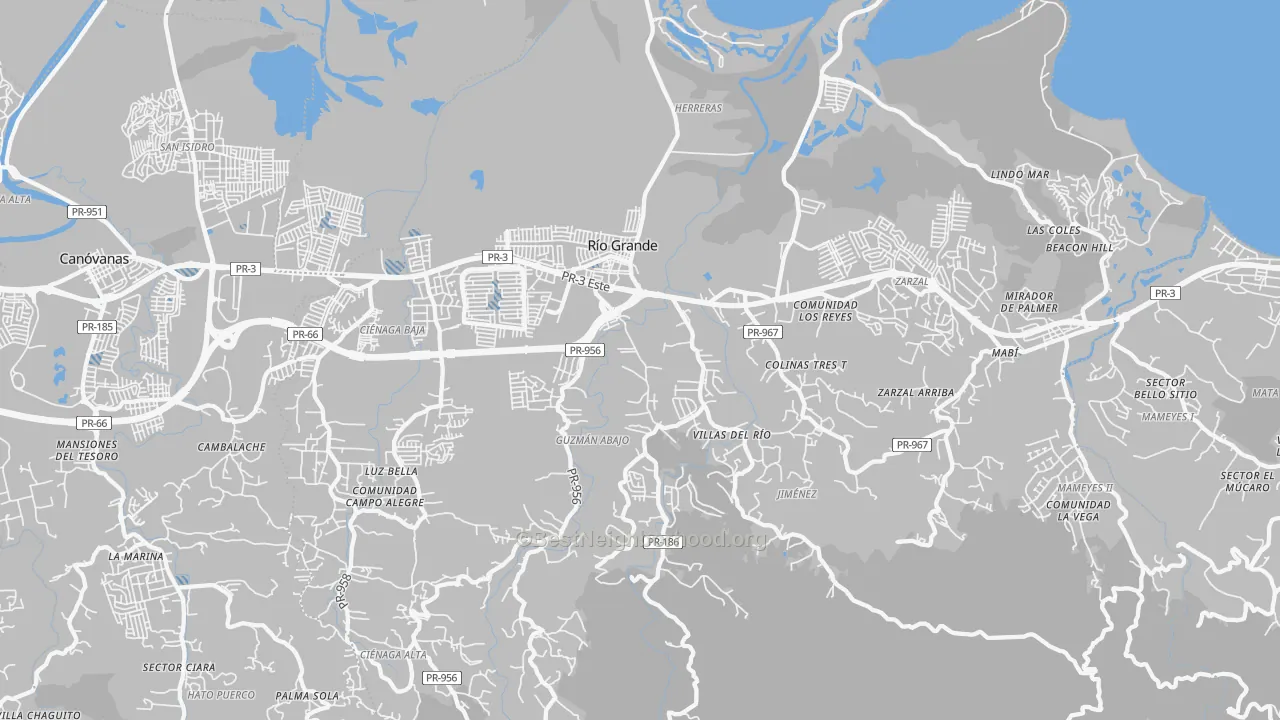 Transit Grade map of Rio Grande Municipio, PR