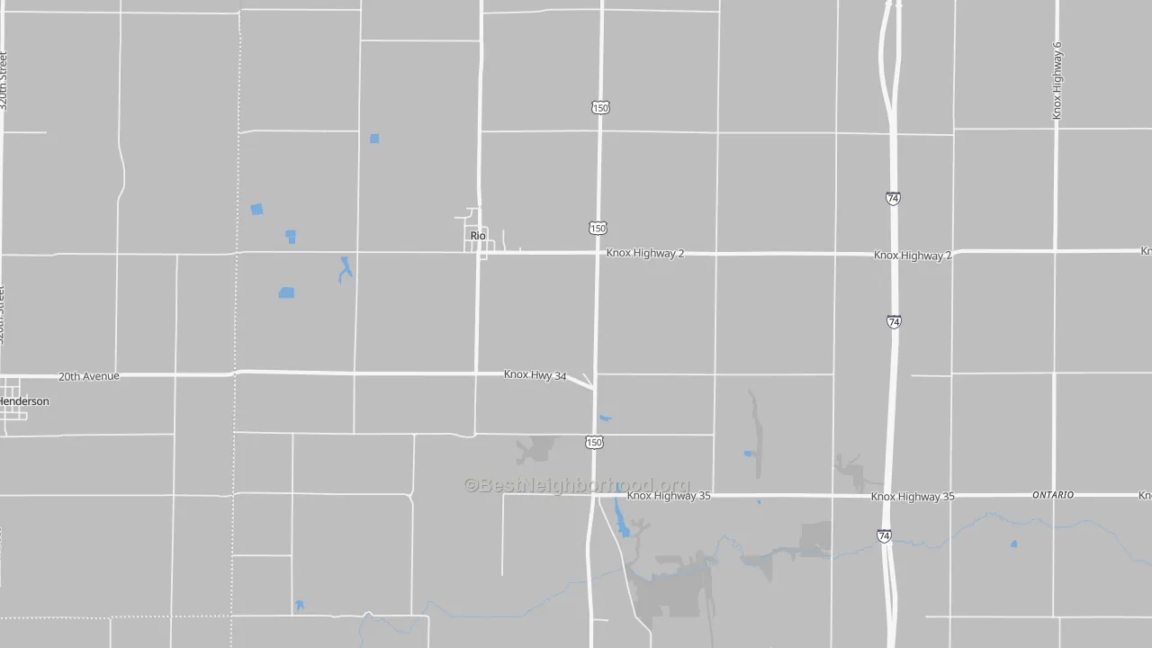 Transit Grade map of Rio, IL