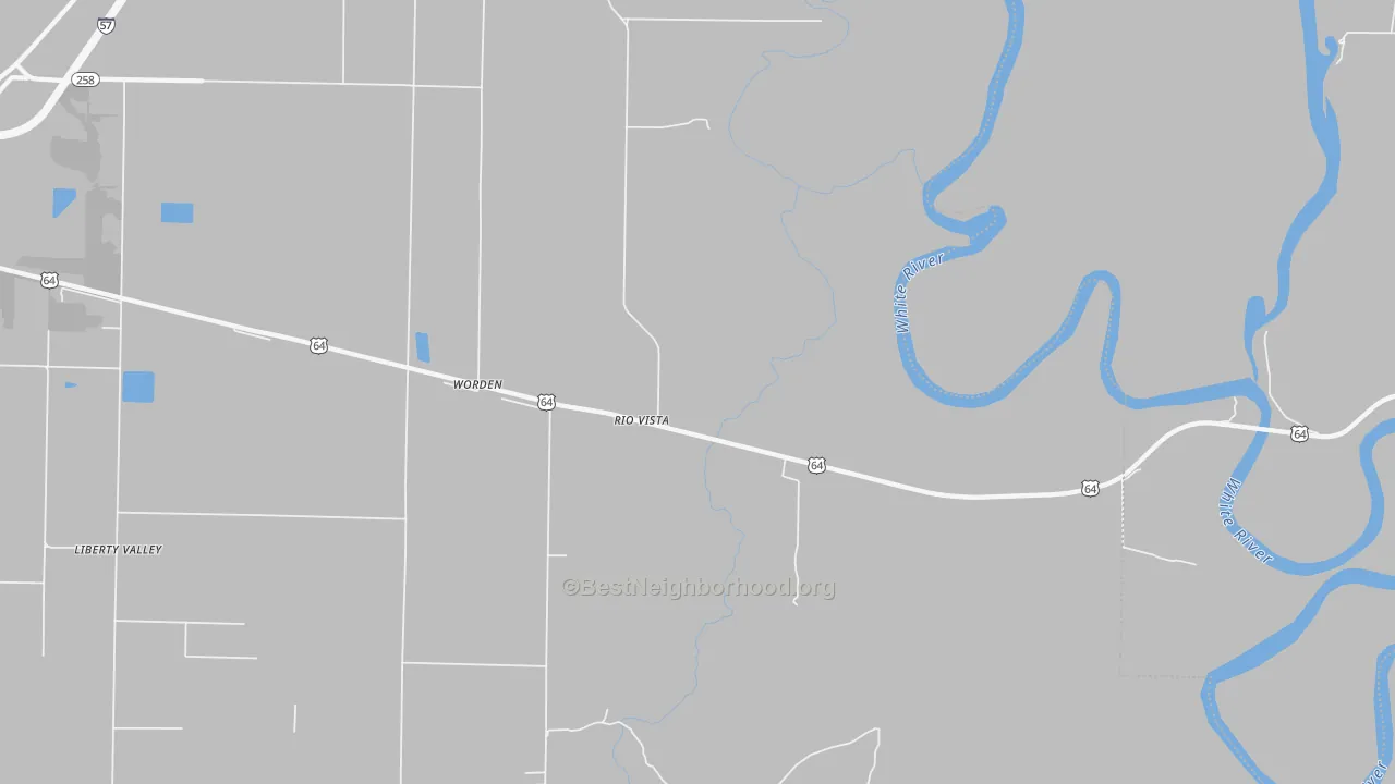 Transit Grade map of Rio Vista, AR