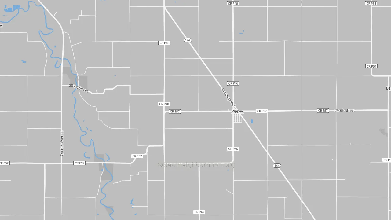 Transit Grade map of Rippey, IA