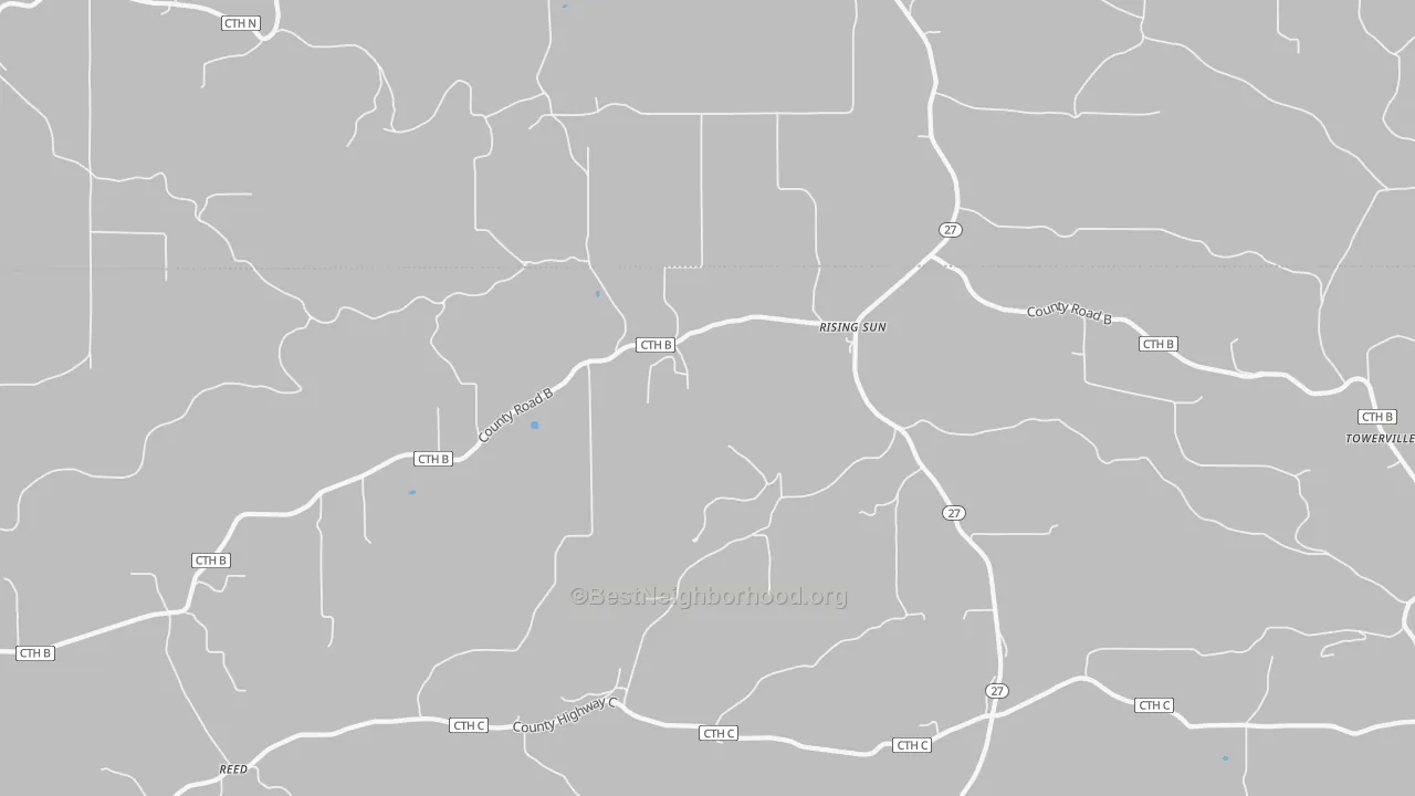 Transit Grade map of Rising Sun, WI