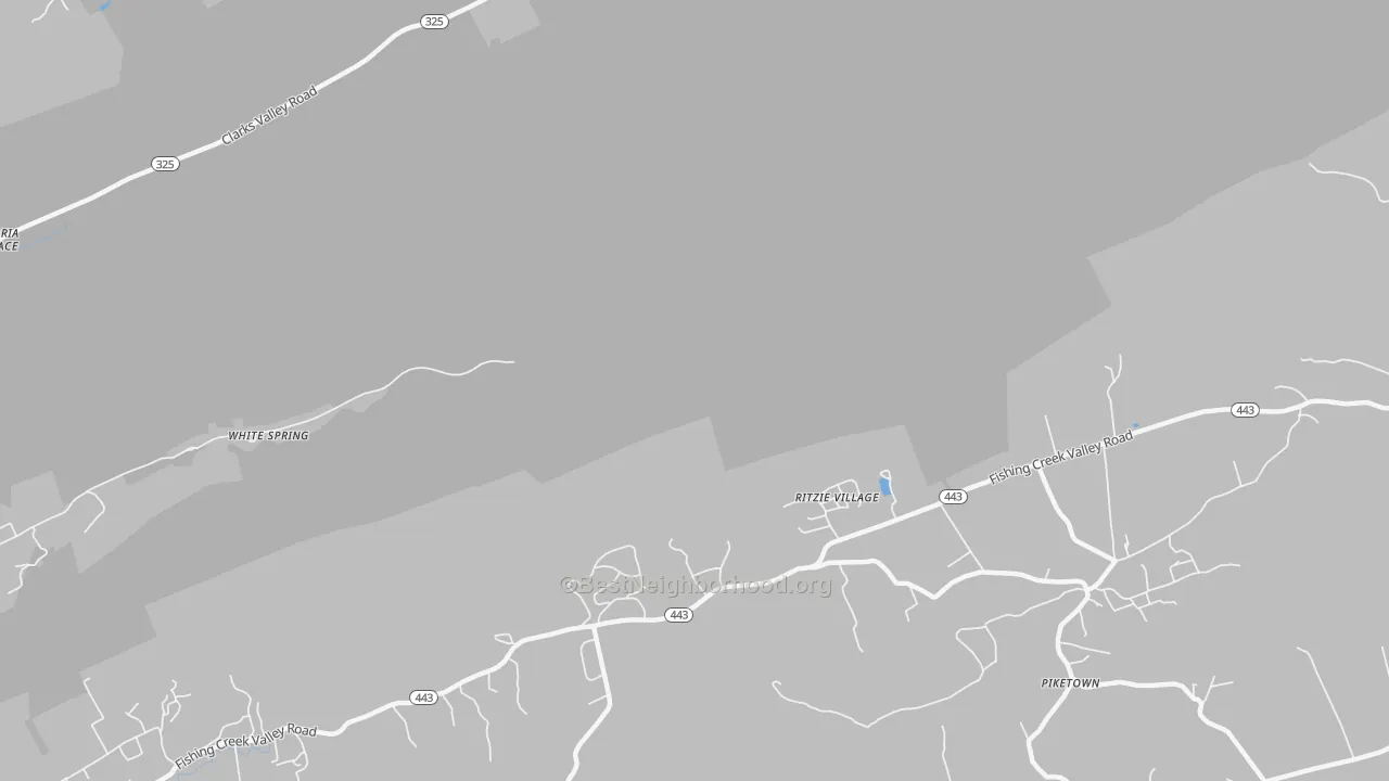 Transit Grade map of Ritzie Village, PA