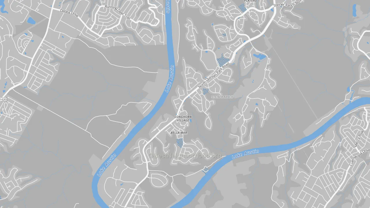 Transit Grade map of River Dance at Steiner Ranch, Austin, TX