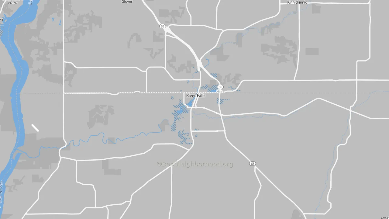 Transit Grade map of River Falls, WI