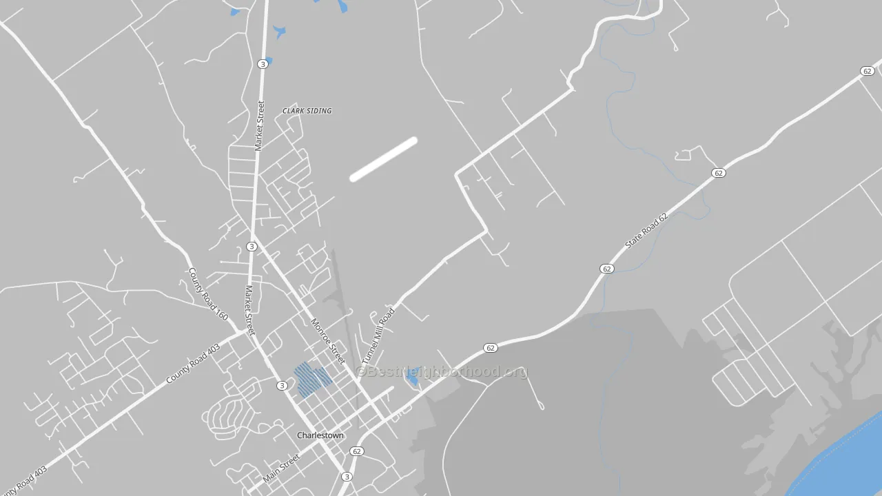 Transit Grade map of River Ridge, IN