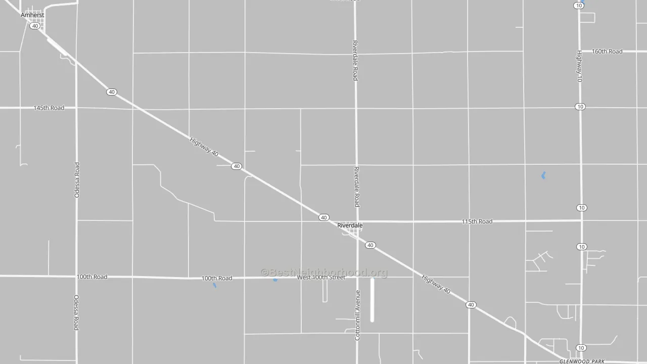 Transit Grade map of Riverdale, NE