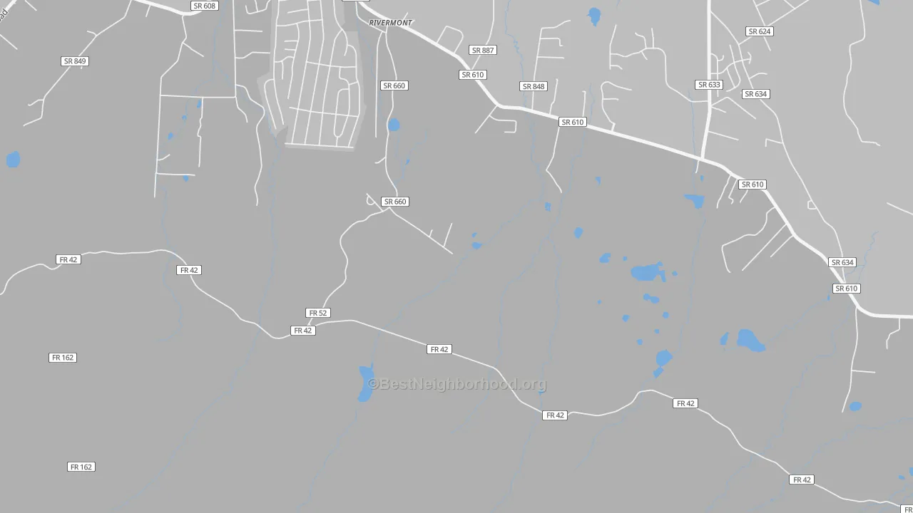 Transit Grade map of Rivermont, VA