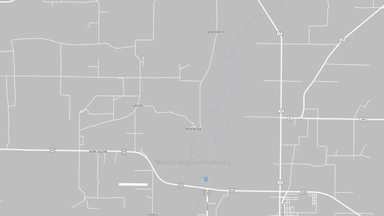 Transit Grade map of Riverside, AR