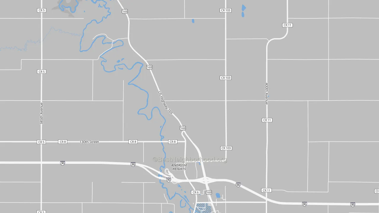 Transit Grade map of Riverside Heights, MN