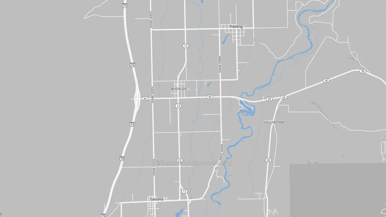 Transit Grade map of Riverside, UT