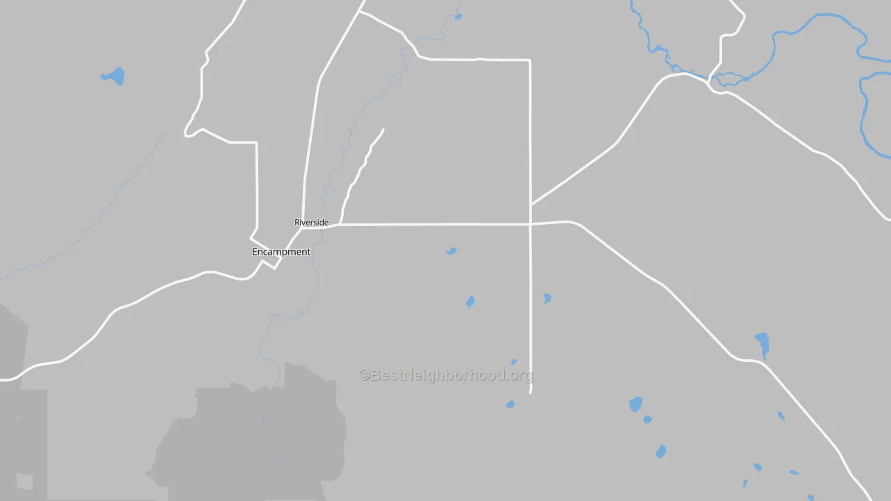 Transit Grade map of Riverside, WY