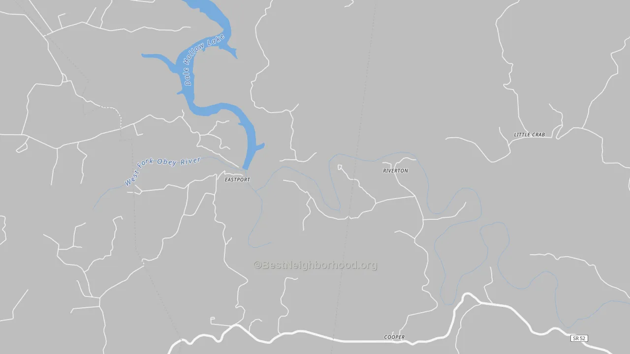 Transit Grade map of Riverton, TN