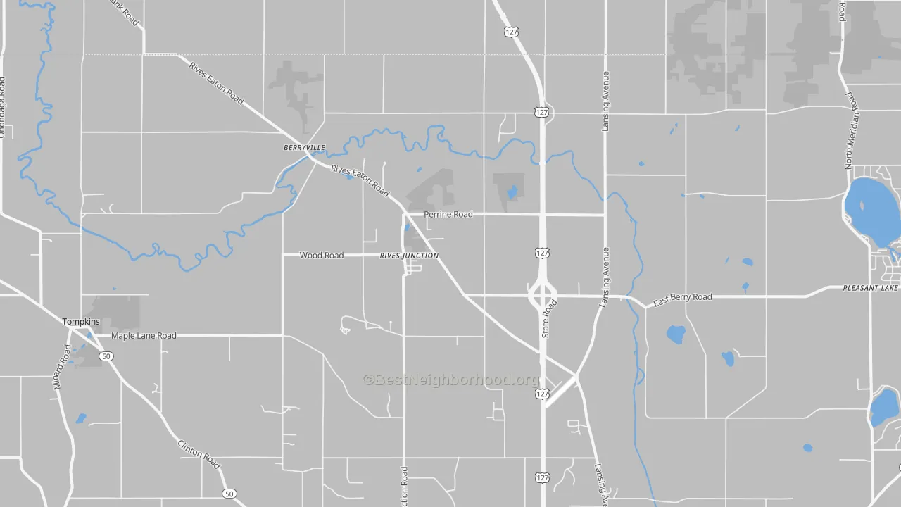 Transit Grade map of Rives Junction, MI