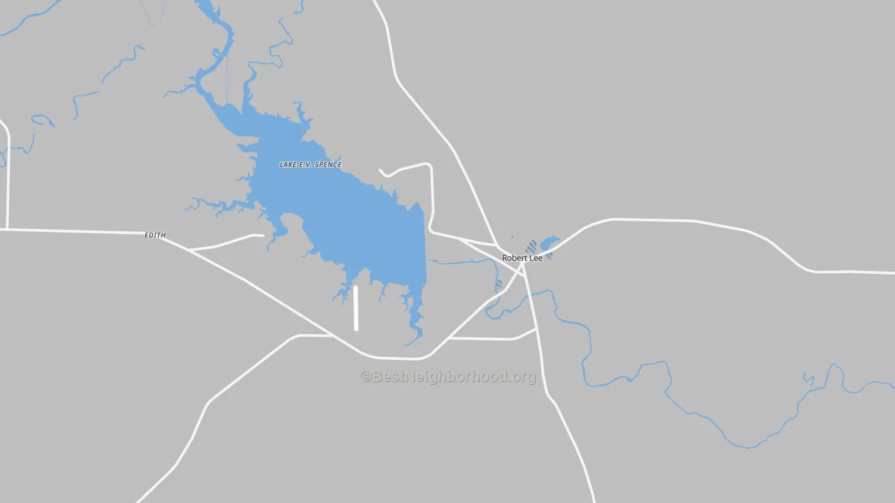 Transit Grade map of Robert Lee, TX