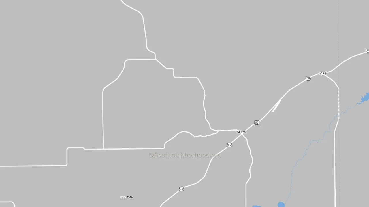 Transit Grade map of Roberts County, TX