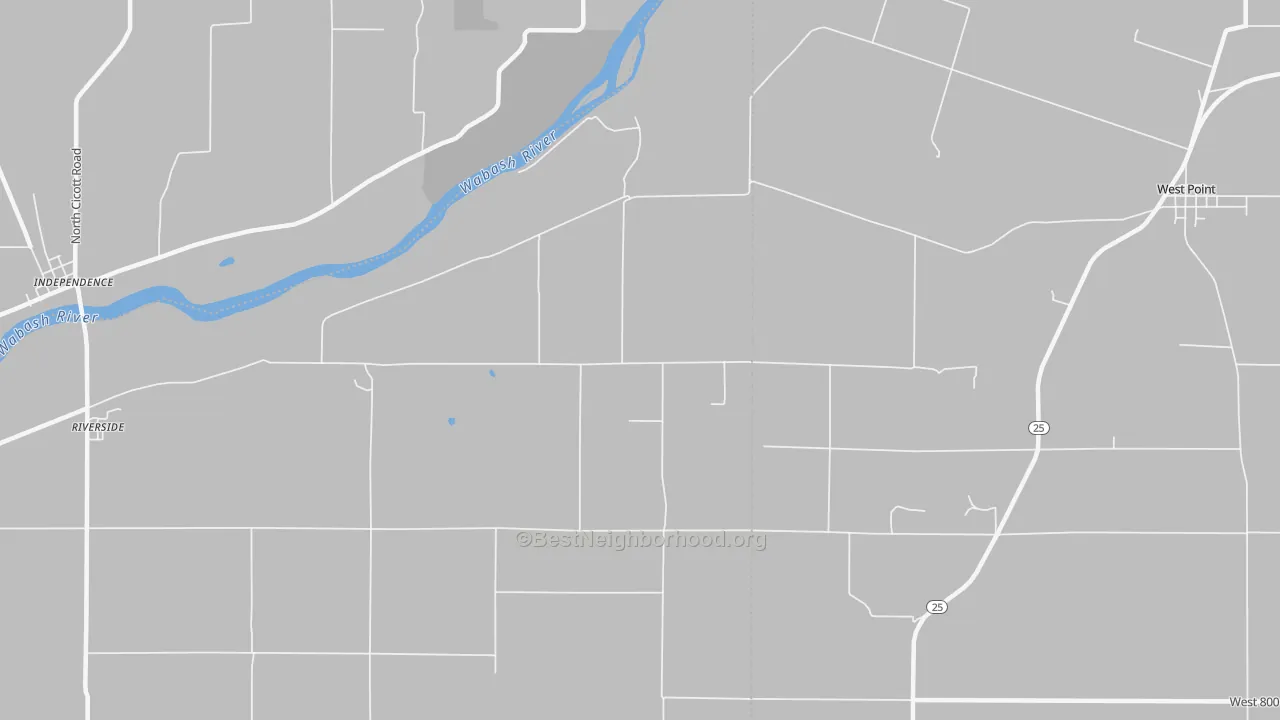 Transit Grade map of Roberts, IN