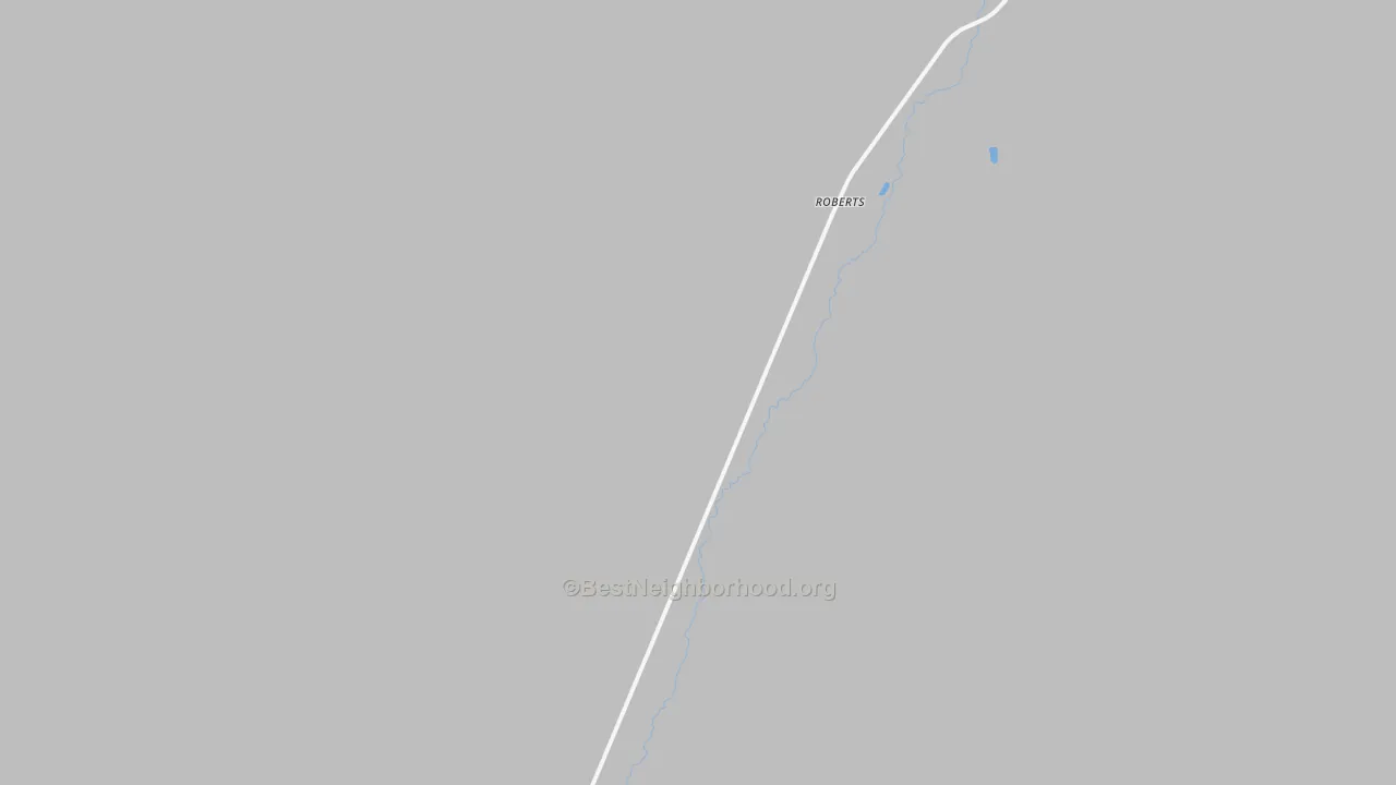 Transit Grade map of Roberts, MT