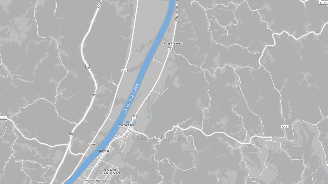 Transit Grade map of Robertsburg, WV