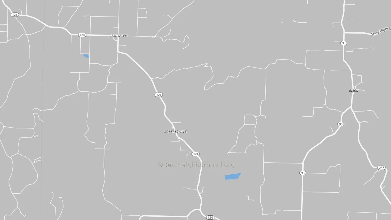 Transit Grade map of Robertsville, AR