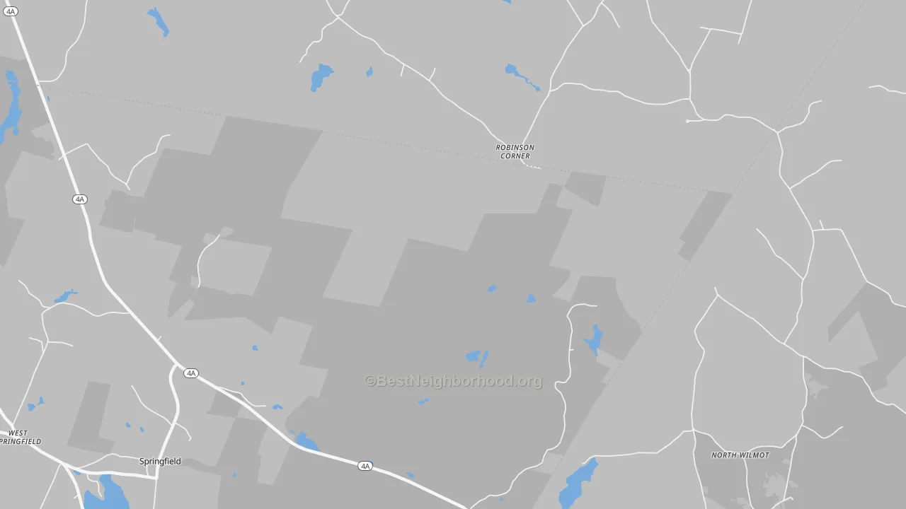 Transit Grade map of Robinson Corner, NH