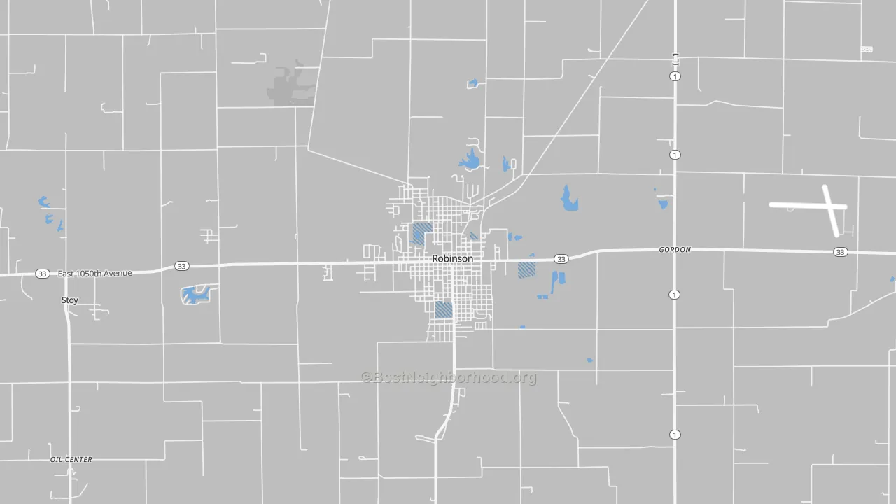 Transit Grade map of Robinson, IL
