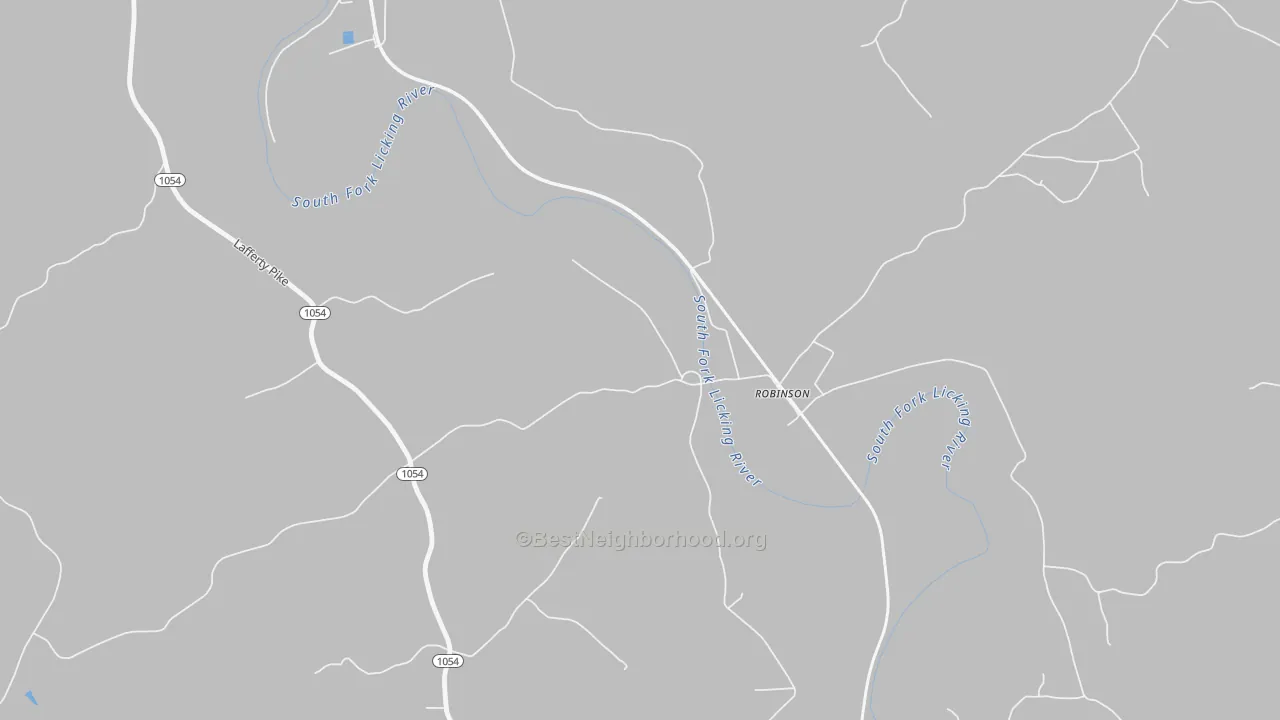 Transit Grade map of Robinson, KY