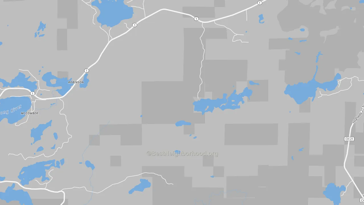 Transit Grade map of Robinson, MN