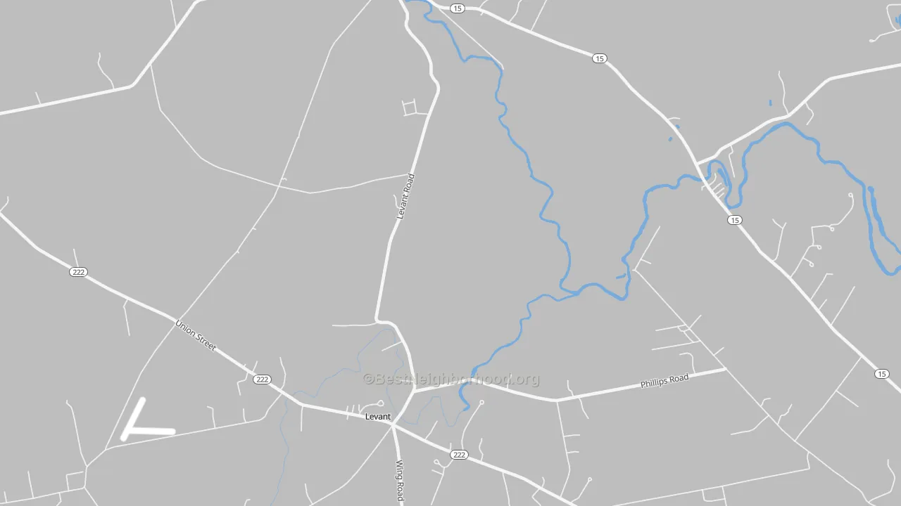 Transit Grade map of Robyville, ME