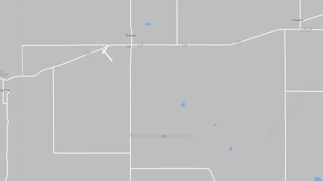 Transit Grade map of Rock County, NE