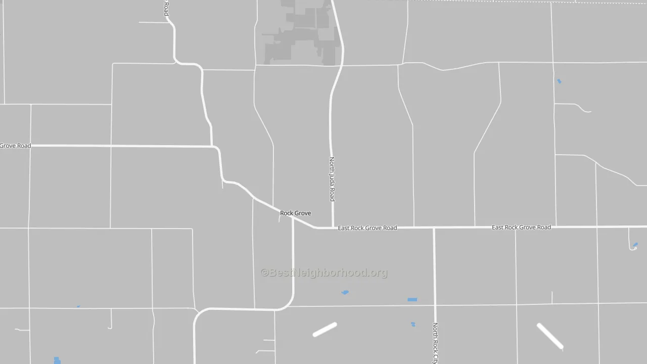 Transit Grade map of Rock Grove, IL