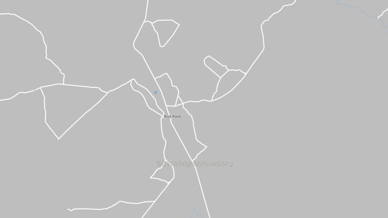 Transit Grade map of Rock Point, AZ