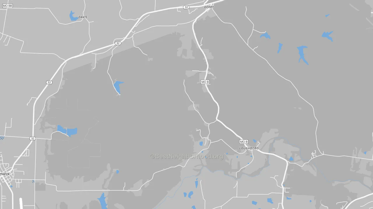 Transit Grade map of Rock Springs, MO