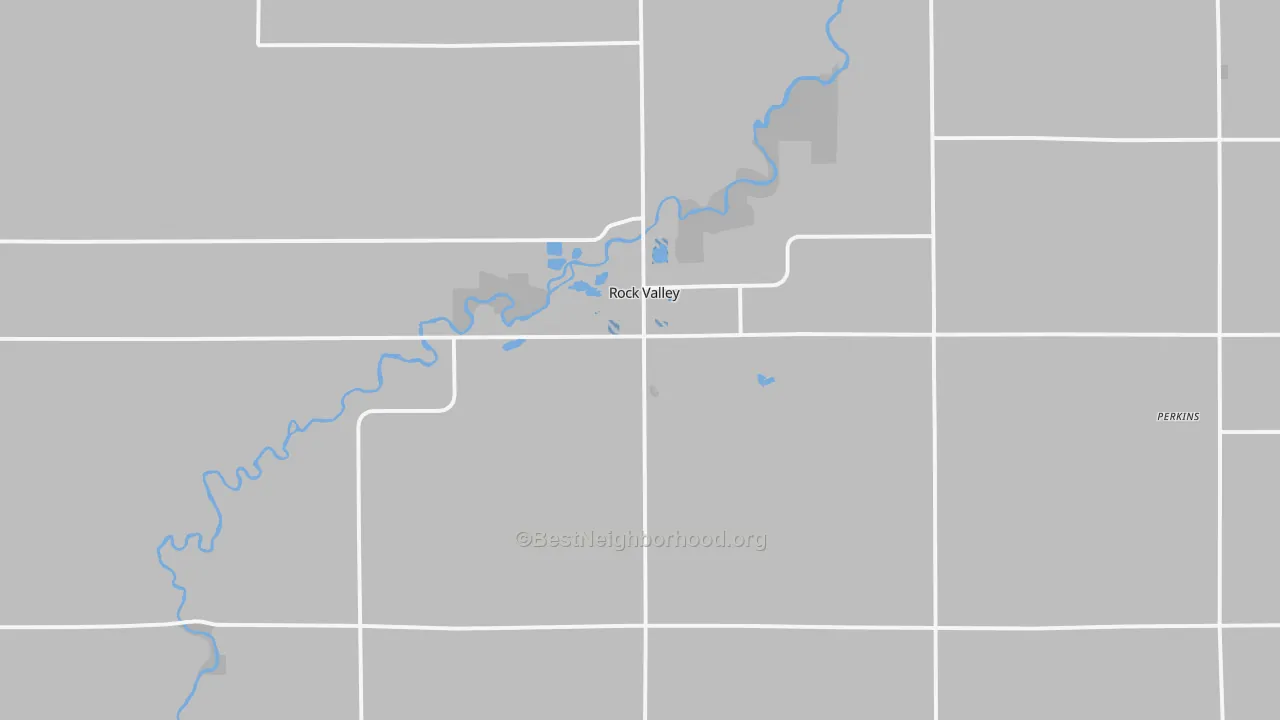 Transit Grade map of Rock Valley, IA