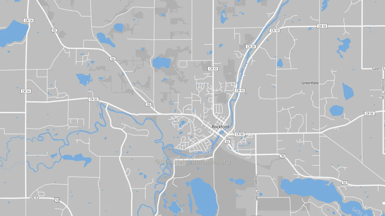 Transit Grade map of Rockford, MN