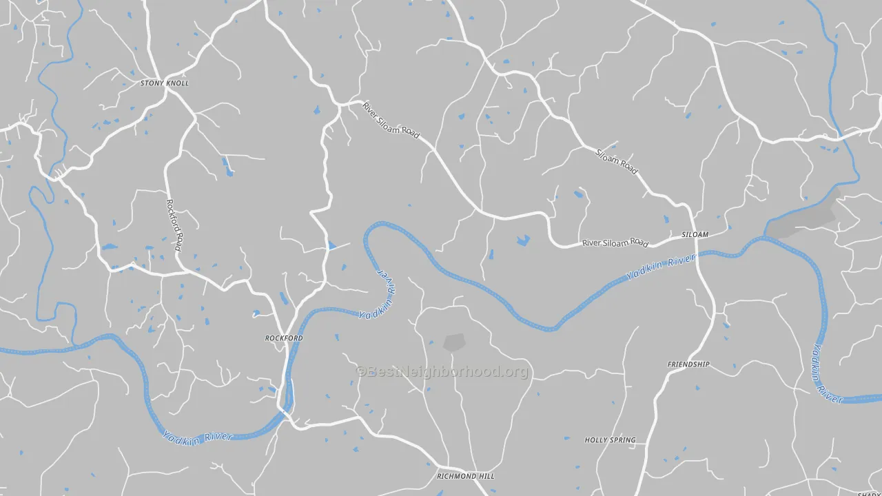 Transit Grade map of Rockford, NC