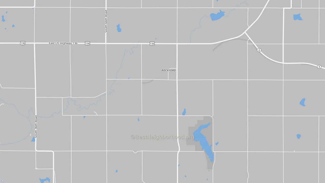 Transit Grade map of Rockford, NE