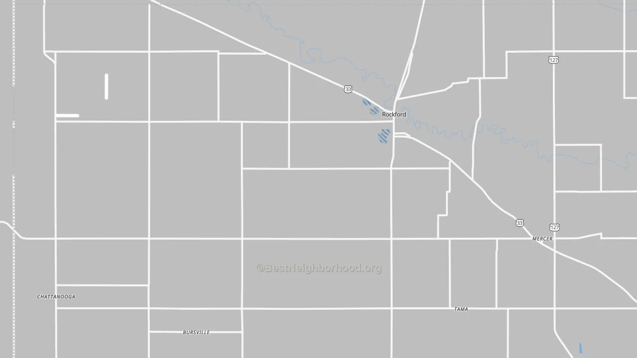 Transit Grade map of Rockford, OH