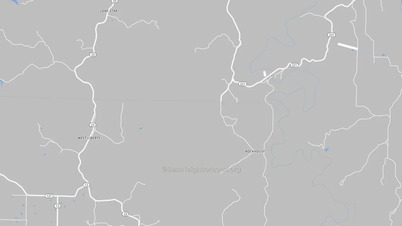 Transit Grade map of Rockhouse, AR