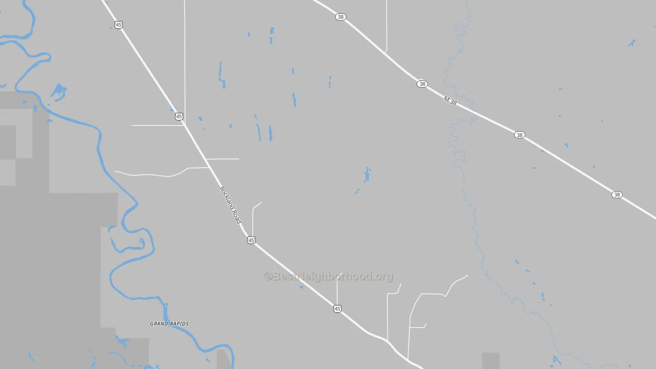 Transit Grade map of Rockland, MI