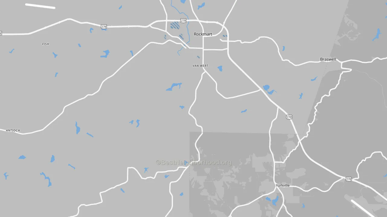 Transit Grade map of Rockmart, GA