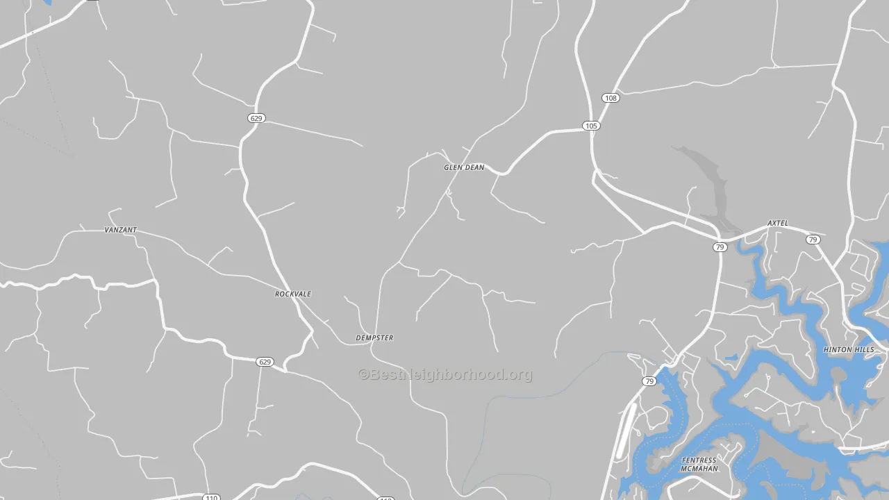 Transit Grade map of Rockvale, KY