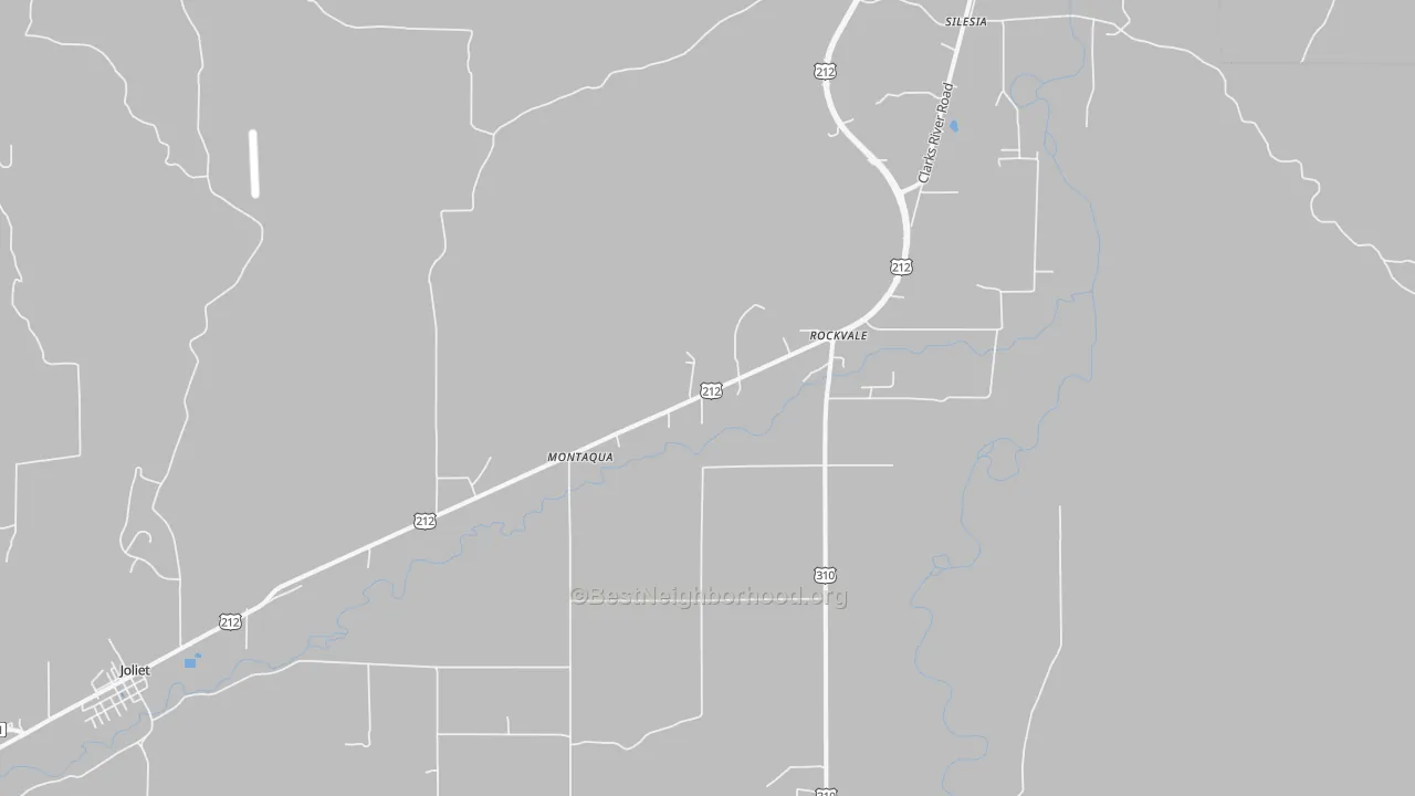 Transit Grade map of Rockvale, MT