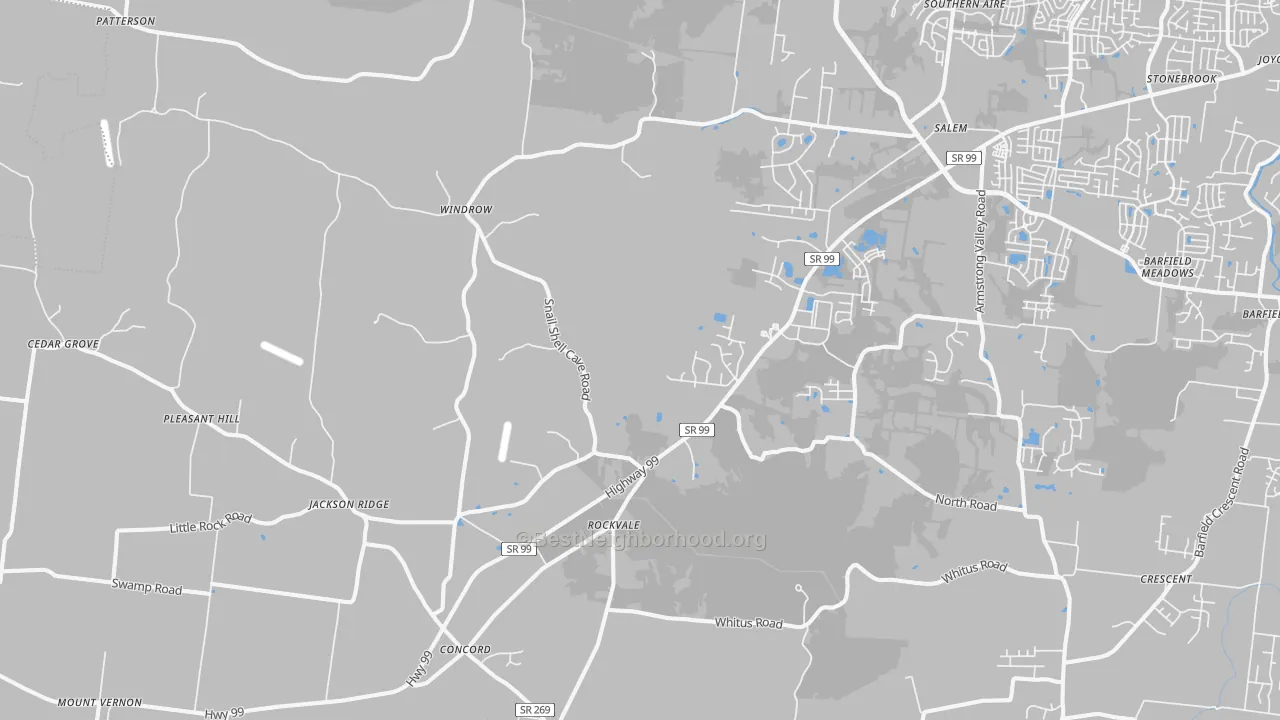 Transit Grade map of Rockvale, TN