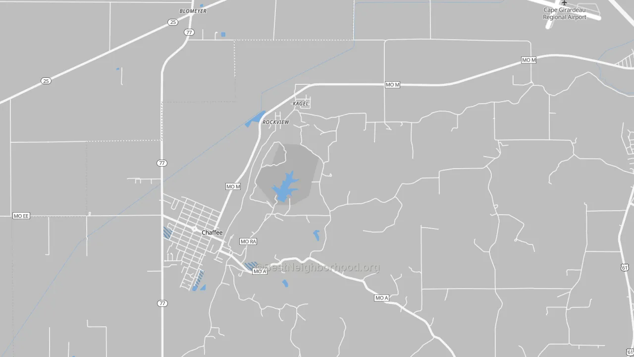 Transit Grade map of Rockview, MO