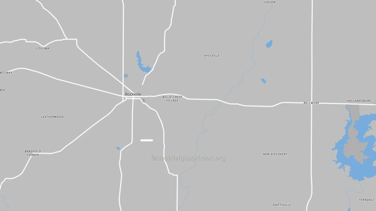 Transit Grade map of Rockville, IN